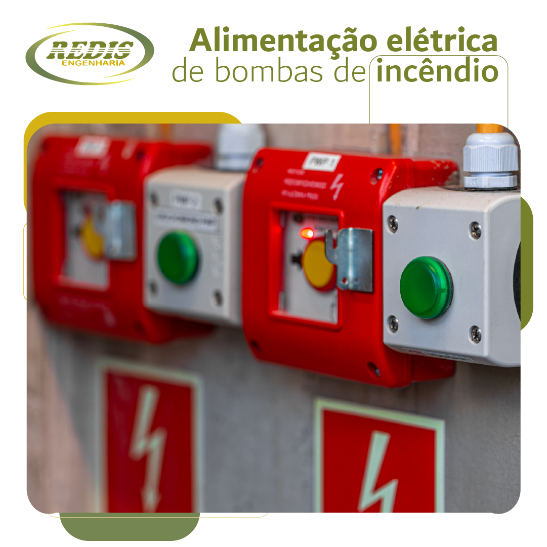 Alimentação elétrica de bombas de incêndio: o sistema que precisa funcionar no pior momento